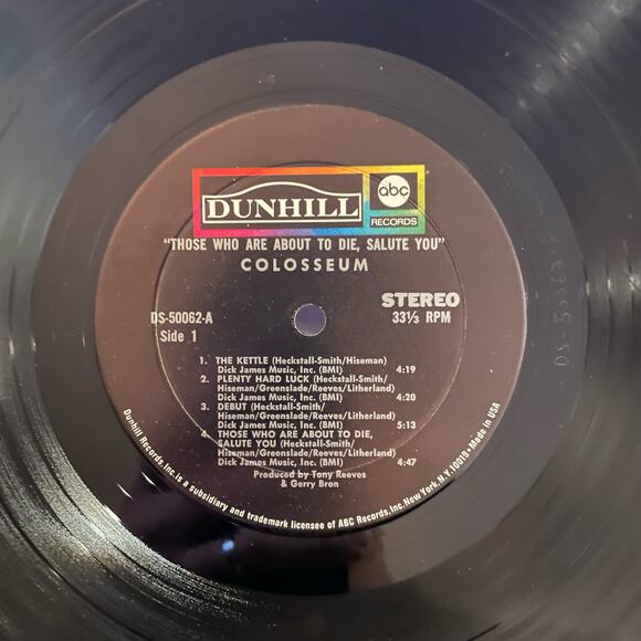 Colosseum - Those Who Are About To Die Salute You LP vinyl - Picture 3 of 4